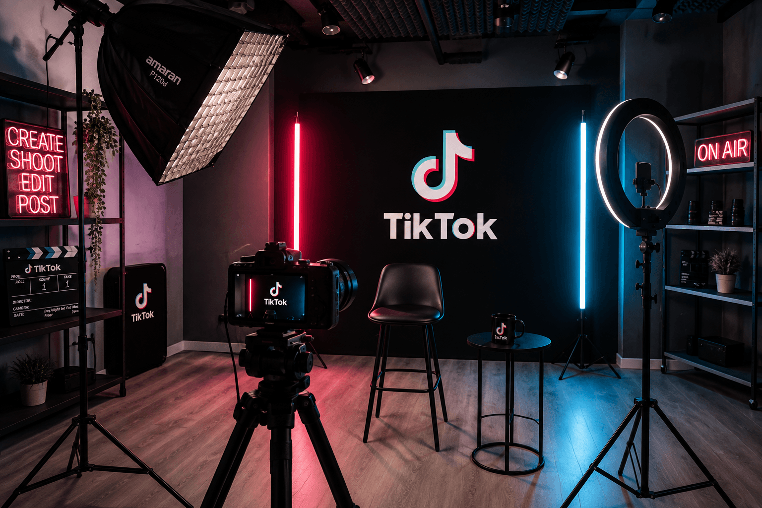 TikTok snimanje u studiju